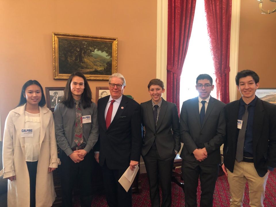 Calpirg-meeting Senate Majority Leader, Bill Monning